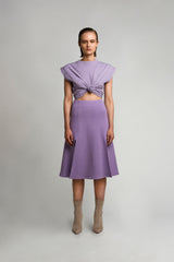 Panel Skirt Lilac